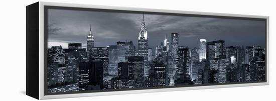 Midtown Skyline with Chrysler Building and Empire State Building, Manhattan, New York City, USA-Jon Arnold-Framed Premier Image Canvas