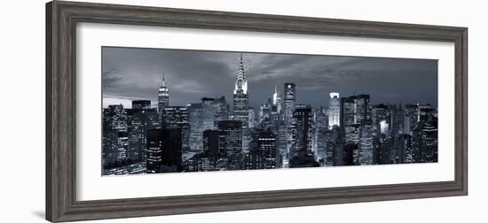 Midtown Skyline with Chrysler Building and Empire State Building, Manhattan, New York City, USA-Jon Arnold-Framed Photographic Print