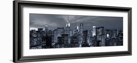 Midtown Skyline with Chrysler Building and Empire State Building, Manhattan, New York City, USA-Jon Arnold-Framed Photographic Print