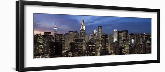 Midtown Skyline with Chrysler Building and Empire State Building, Manhattan, New York City, USA-Jon Arnold-Framed Photographic Print