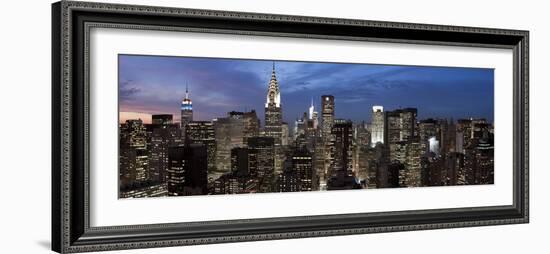 Midtown Skyline with Chrysler Building and Empire State Building, Manhattan, New York City, USA-Jon Arnold-Framed Photographic Print