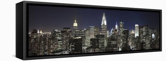 Midtown Skyline with Chrysler Building and Empire State Building, Manhattan, New York City, USA-Jon Arnold-Framed Premier Image Canvas