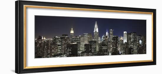 Midtown Skyline with Chrysler Building and Empire State Building, Manhattan, New York City, USA-Jon Arnold-Framed Photographic Print