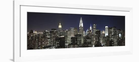 Midtown Skyline with Chrysler Building and Empire State Building, Manhattan, New York City, USA-Jon Arnold-Framed Photographic Print