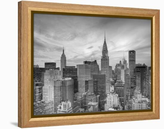 Midtown Skyline with Chrysler Building and Empire State Building, Manhattan, New York City, USA-Jon Arnold-Framed Premier Image Canvas