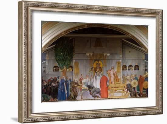 Midvinterblot (Midwinter Sacrific), 1914-1915-Carl Larsson-Framed Photographic Print