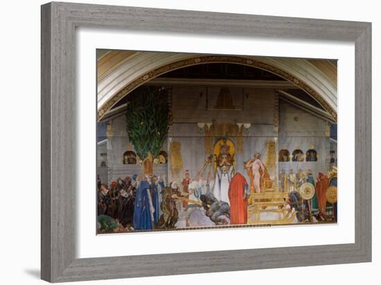 Midvinterblot (Midwinter Sacrific), 1914-1915-Carl Larsson-Framed Photographic Print