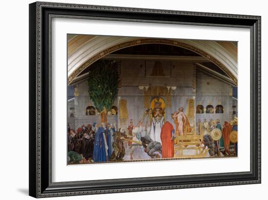 Midvinterblot (Midwinter Sacrific), 1914-1915-Carl Larsson-Framed Photographic Print