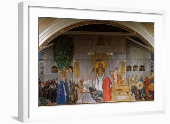 Midvinterblot (Midwinter Sacrific), 1914-1915-Carl Larsson-Framed Photographic Print