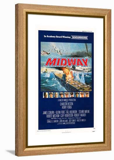 Midway-null-Framed Stretched Canvas