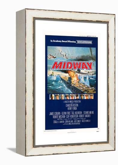 Midway-null-Framed Stretched Canvas