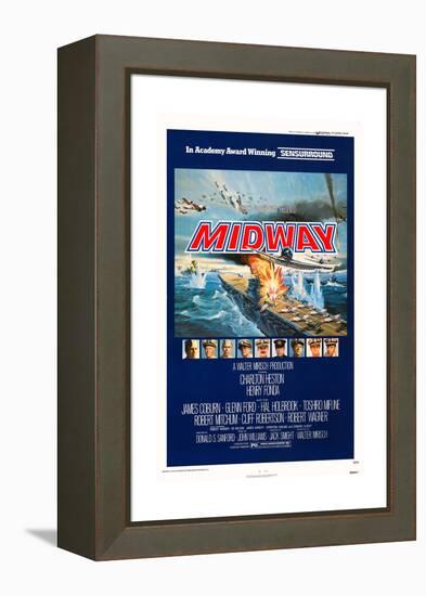 Midway-null-Framed Stretched Canvas