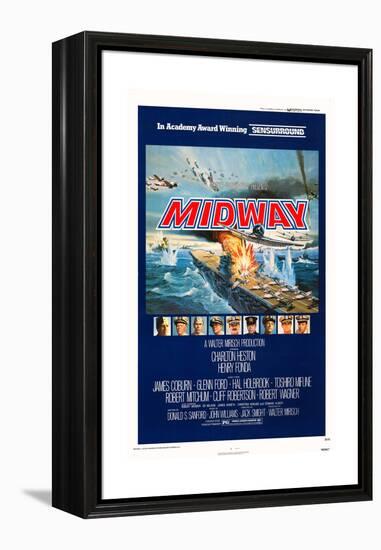 Midway-null-Framed Stretched Canvas