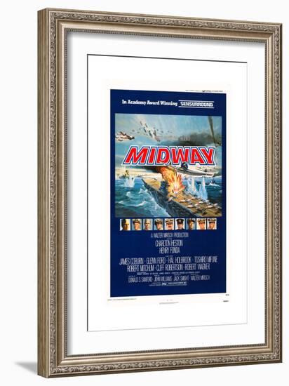 Midway-null-Framed Art Print