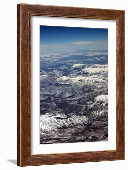 Midwest Mountains From The Air-null-Framed Photo