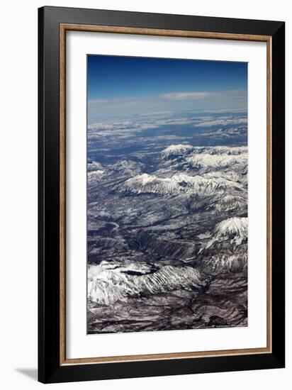 Midwest Mountains From The Air-null-Framed Photo