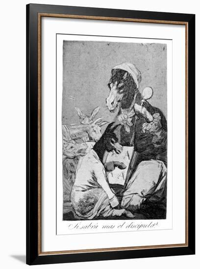 Might Not the Pupil Know More?, 1799-Francisco de Goya-Framed Giclee Print
