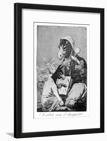 Might Not the Pupil Know More?, 1799-Francisco de Goya-Framed Giclee Print