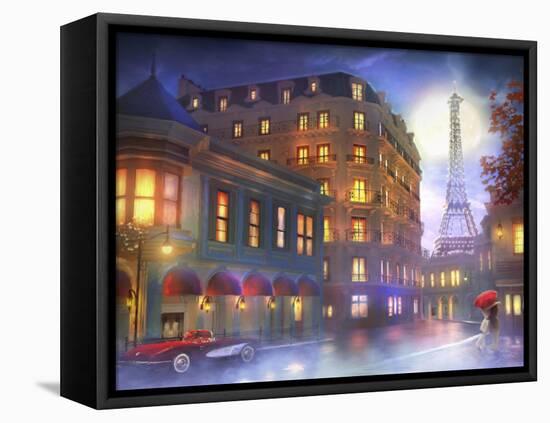 Mightnight in Paris-Joel Christopher Payne-Framed Premier Image Canvas