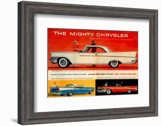 Mighty Chrysler Most Glamorous-null-Framed Art Print