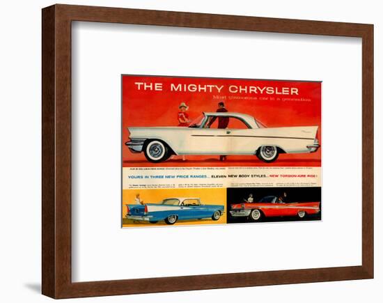 Mighty Chrysler Most Glamorous-null-Framed Art Print