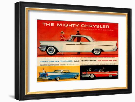 Mighty Chrysler Most Glamorous-null-Framed Art Print