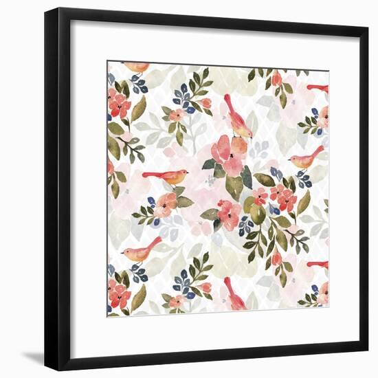 Mighty Floral Pattern-Yachal Design-Framed Giclee Print