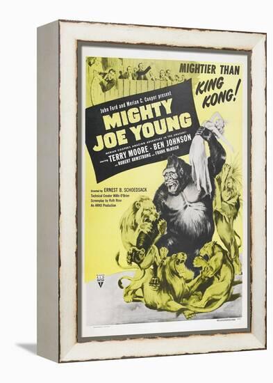 MIGHTY JOE YOUNG, US poster, Terry Moore, Mighty Joe Young, 1949-null-Framed Stretched Canvas