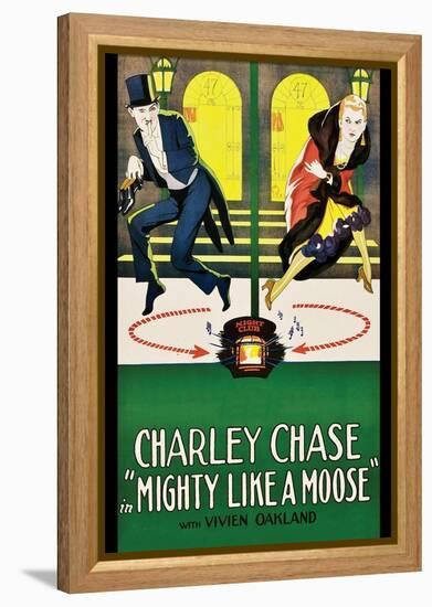 Mighty Like a Moose-null-Framed Stretched Canvas