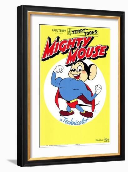 Mighty Mouse, 1943-null-Framed Premium Giclee Print