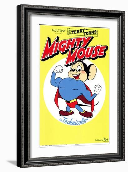 Mighty Mouse, 1943-null-Framed Art Print