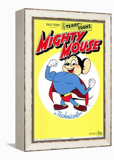 Mighty Mouse, 1943-null-Framed Stretched Canvas
