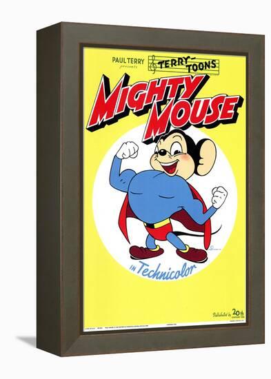 Mighty Mouse, 1943-null-Framed Stretched Canvas