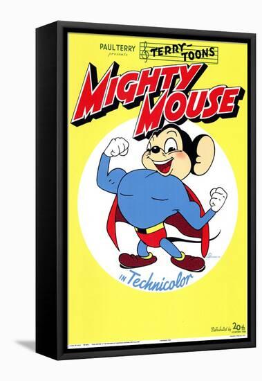 Mighty Mouse, 1943-null-Framed Stretched Canvas