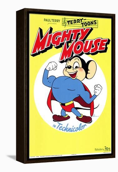 Mighty Mouse, 1943-null-Framed Stretched Canvas