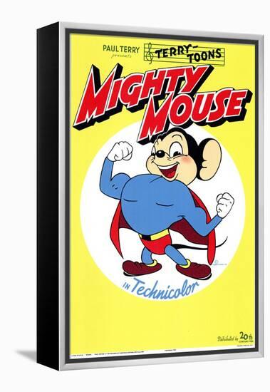 Mighty Mouse, 1943-null-Framed Stretched Canvas