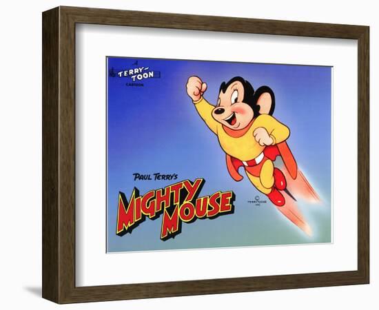 Mighty Mouse, 1943-null-Framed Premium Giclee Print