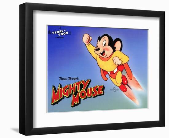 Mighty Mouse, 1943-null-Framed Premium Giclee Print