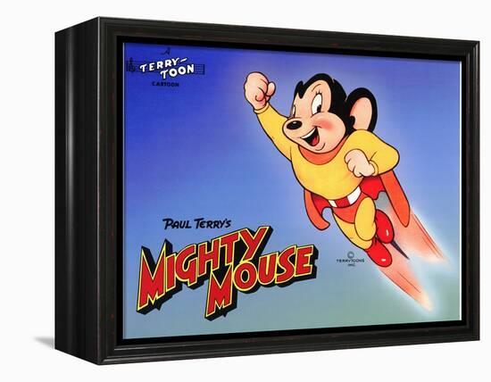 Mighty Mouse, 1943-null-Framed Stretched Canvas