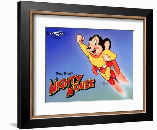 Mighty Mouse, 1943-null-Framed Art Print