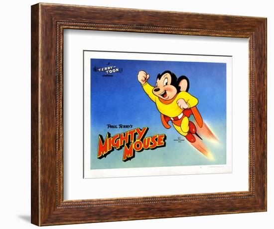 Mighty Mouse, Ca. 1940s-null-Framed Art Print