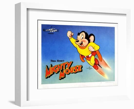 Mighty Mouse, Ca. 1940s-null-Framed Art Print