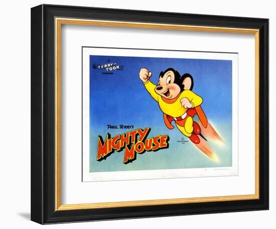 Mighty Mouse, Ca. 1940s-null-Framed Art Print