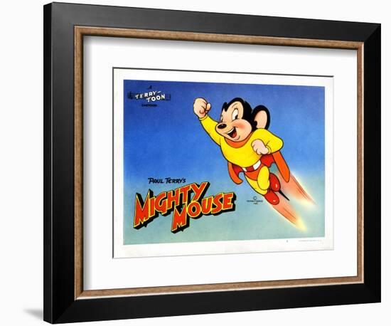 Mighty Mouse, Ca. 1940s-null-Framed Premium Giclee Print