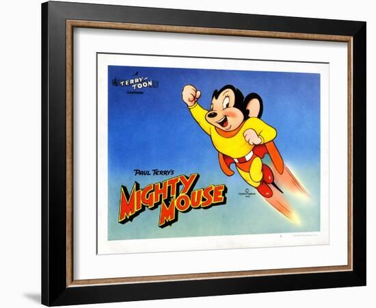 Mighty Mouse, Ca. 1940s-null-Framed Art Print