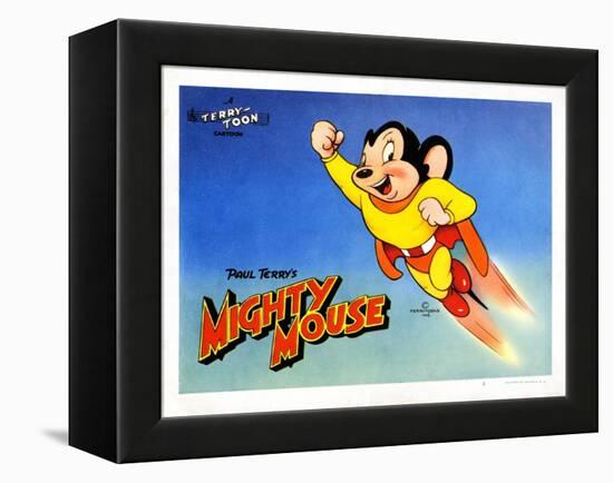 Mighty Mouse, Ca. 1940s-null-Framed Stretched Canvas