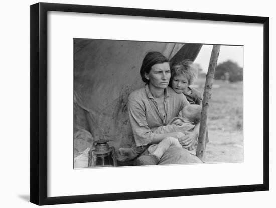 Migrant Agricultural Worker's Family-Dorothea Lange-Framed Art Print