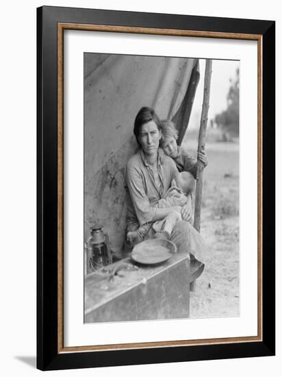 Migrant Agricultural Worker's Family-Dorothea Lange-Framed Art Print