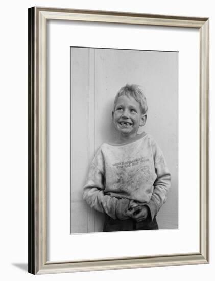 Migrant Child in Shafter Camp-Dorothea Lange-Framed Art Print