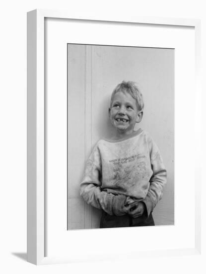 Migrant Child in Shafter Camp-Dorothea Lange-Framed Art Print